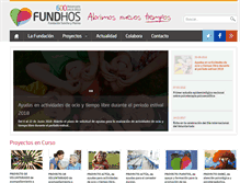 Tablet Screenshot of fundhos.org